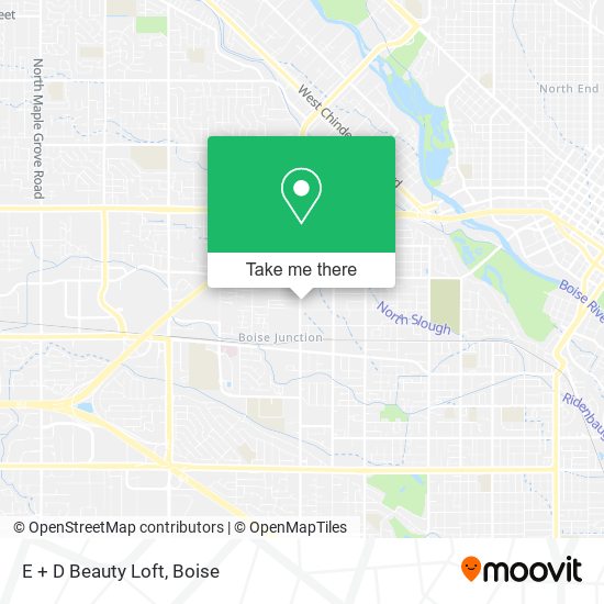 Mapa de E + D Beauty Loft