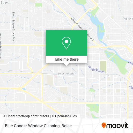 Blue Gander Window Cleaning map