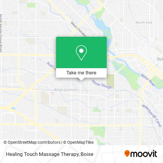 Healing Touch Massage Therapy map