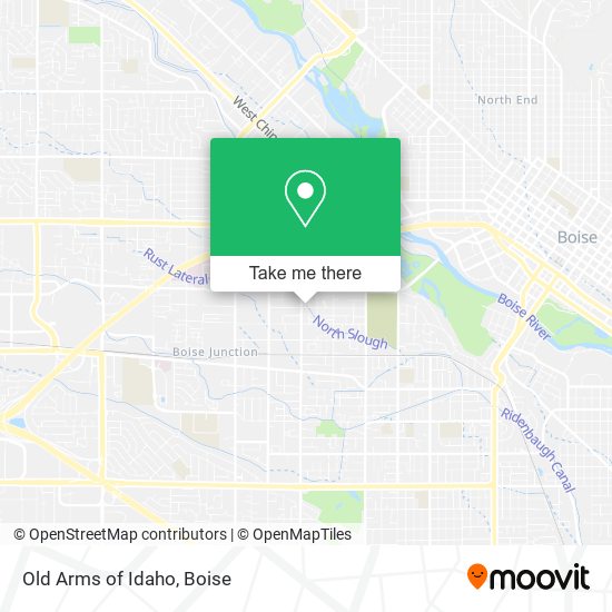 Old Arms of Idaho map