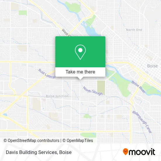 Davis Building Services map
