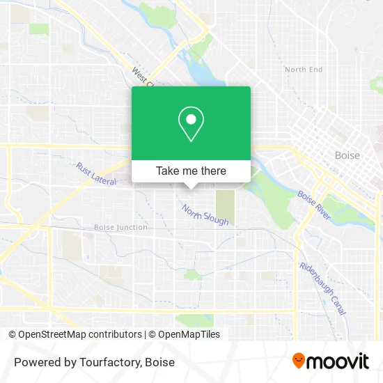 Powered by Tourfactory map
