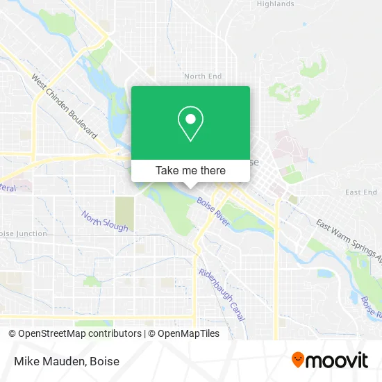 Mike Mauden map