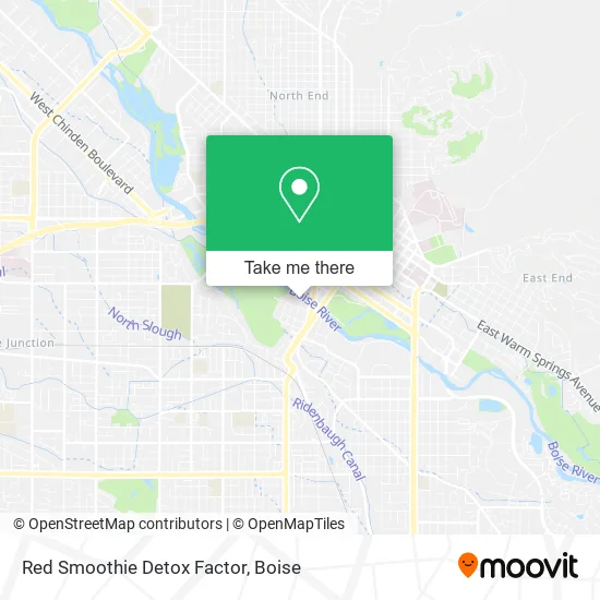 Mapa de Red Smoothie Detox Factor