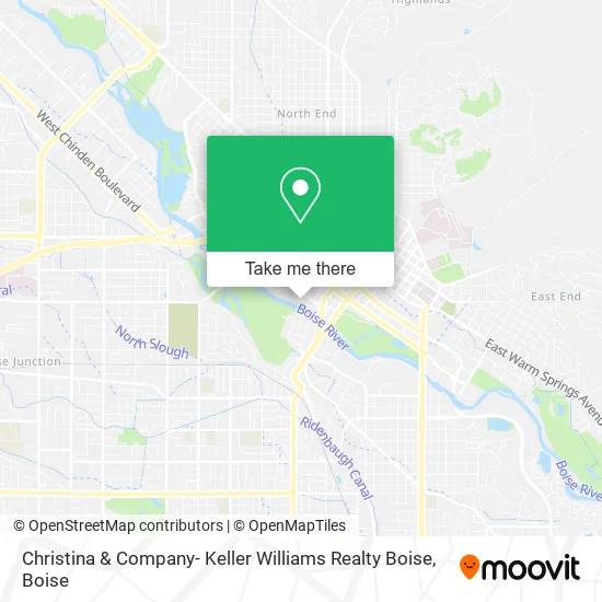 Mapa de Christina & Company- Keller Williams Realty Boise