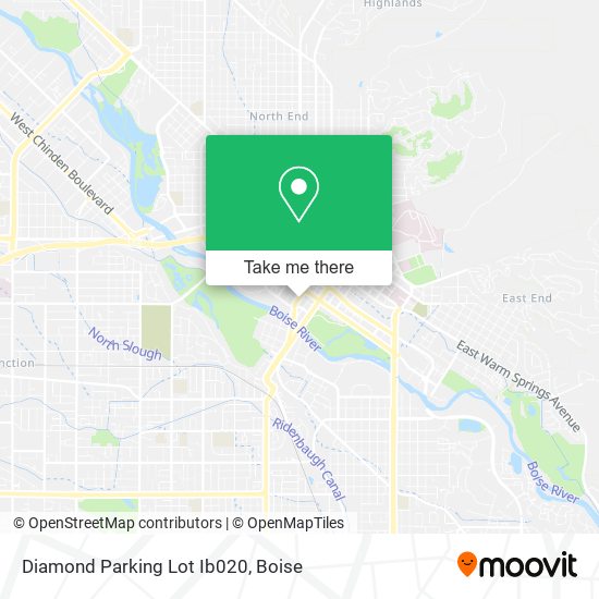 Mapa de Diamond Parking Lot Ib020