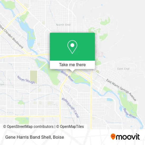 Gene Harris Band Shell map