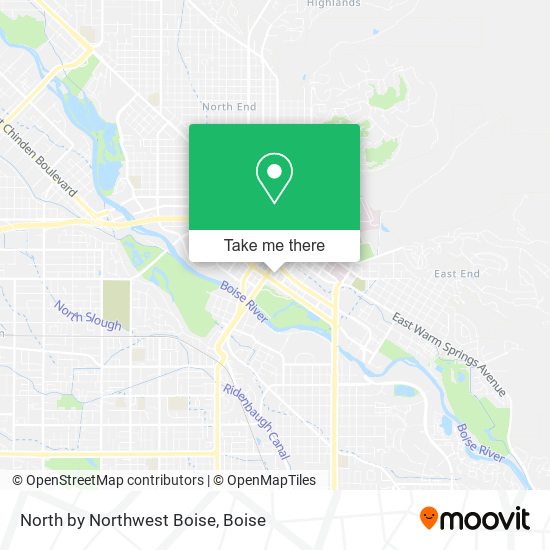 North by Northwest Boise map