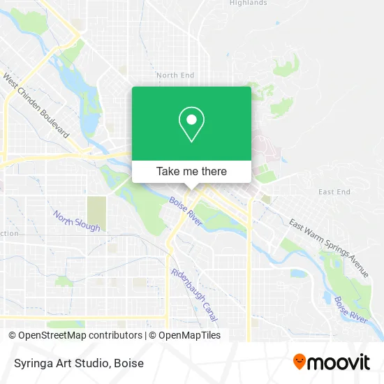 Syringa Art Studio map