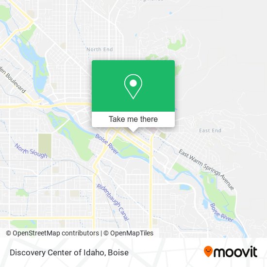 Discovery Center of Idaho map