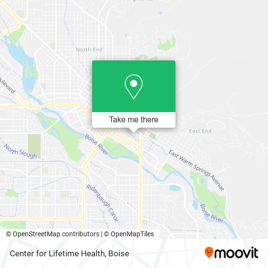 Center for Lifetime Health map
