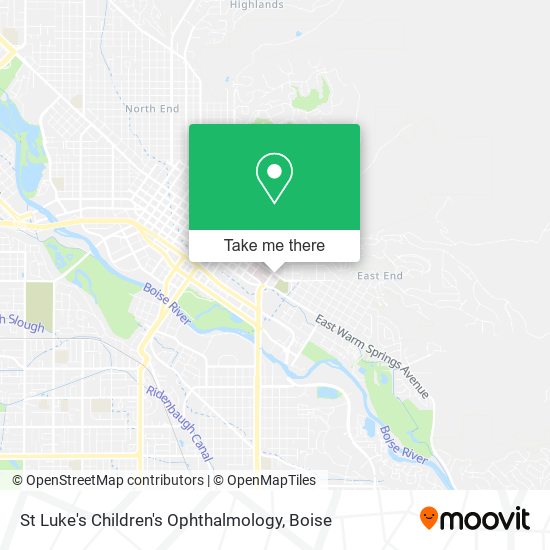 St Luke's Children's Ophthalmology map