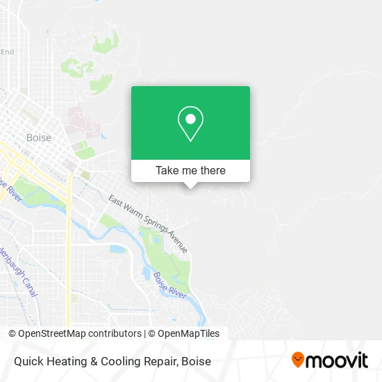 Quick Heating & Cooling Repair map