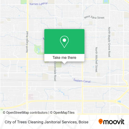 City of Trees Cleaning Janitorial Services map