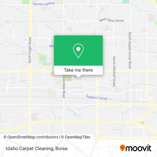 Idaho Carpet Cleaning map