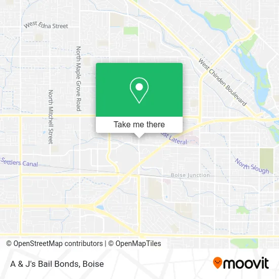 A & J's Bail Bonds map