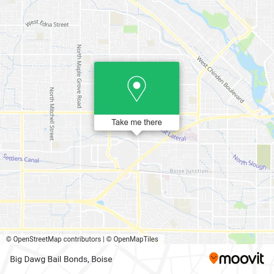 Big Dawg Bail Bonds map