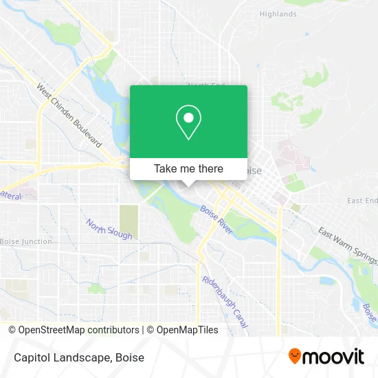 Capitol Landscape map