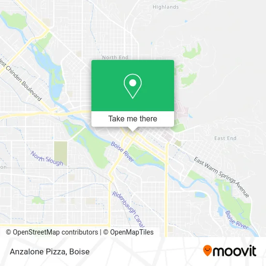 Anzalone Pizza map