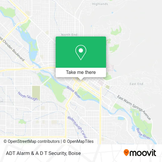 ADT Alarm & A D T Security map