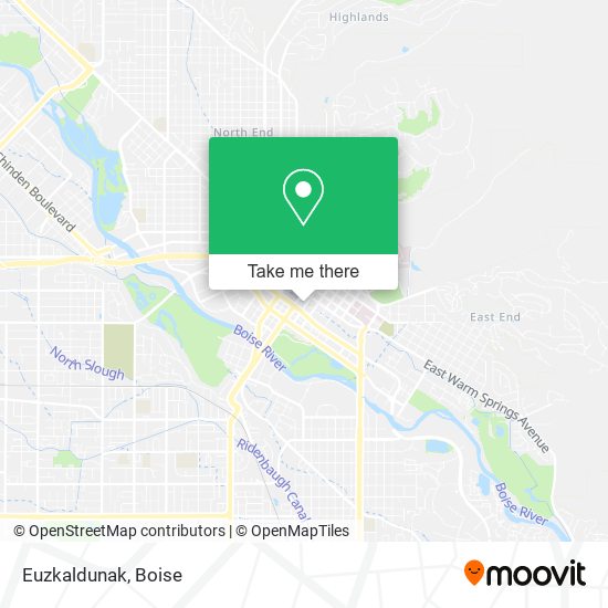 Mapa de Euzkaldunak
