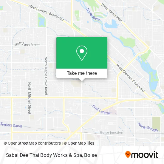 Mapa de Sabai Dee Thai Body Works & Spa