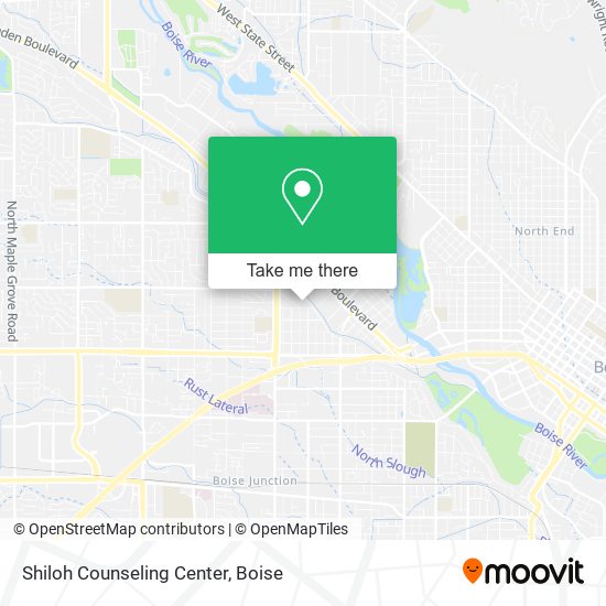 Mapa de Shiloh Counseling Center