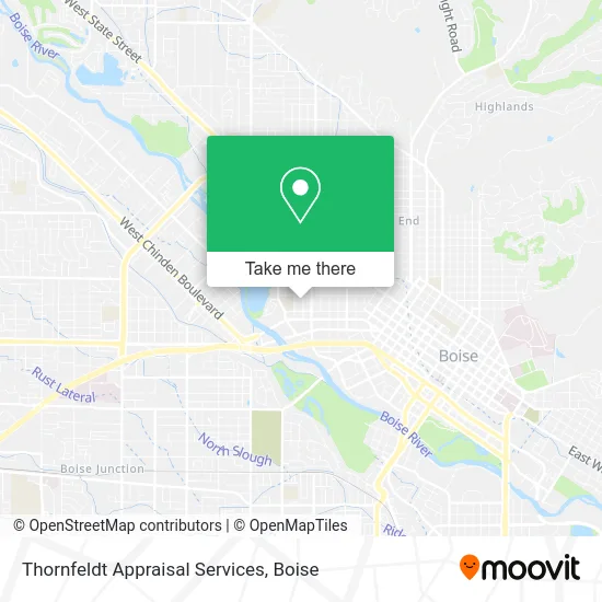 Thornfeldt Appraisal Services map