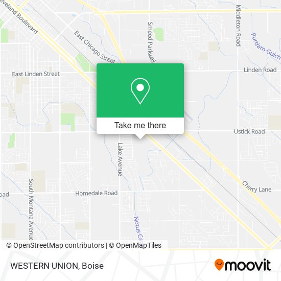 Mapa de WESTERN UNION