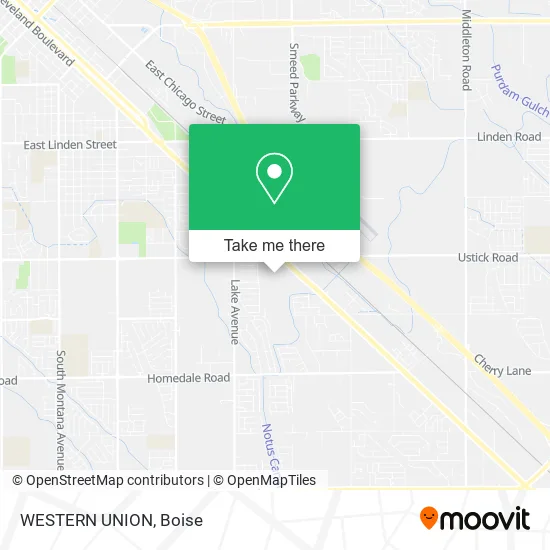 Mapa de WESTERN UNION