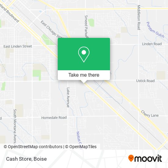 Cash Store map