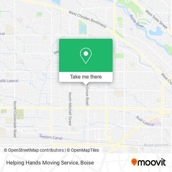 Helping Hands Moving Service map