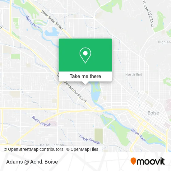 Adams @ Achd map