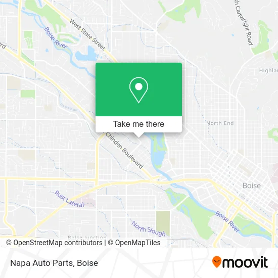 Napa Auto Parts map