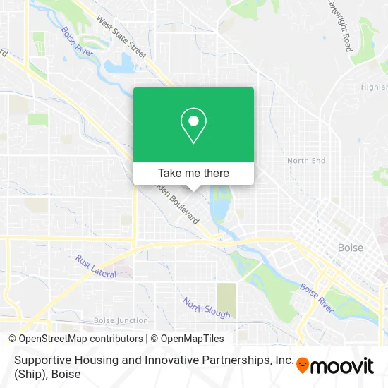 Supportive Housing and Innovative Partnerships, Inc. (Ship) map