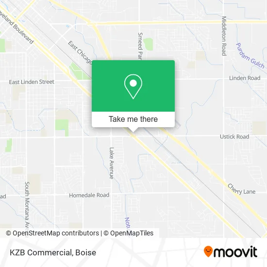 KZB Commercial map
