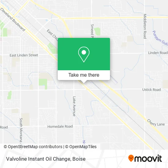 Mapa de Valvoline Instant Oil Change