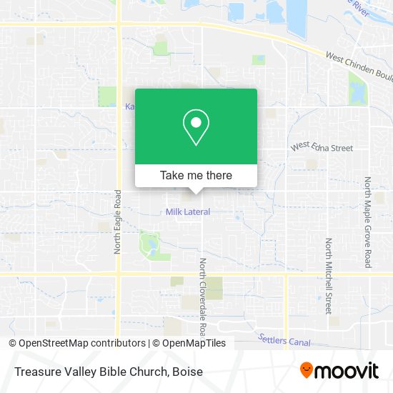 Mapa de Treasure Valley Bible Church