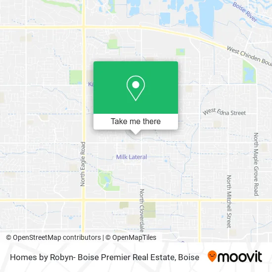 Mapa de Homes by Robyn- Boise Premier Real Estate