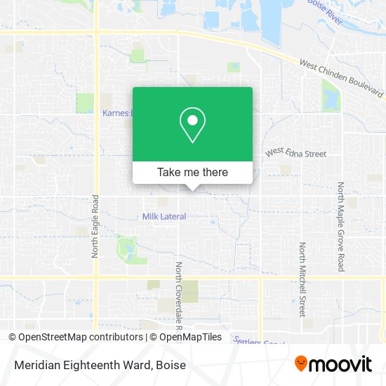 Meridian Eighteenth Ward map
