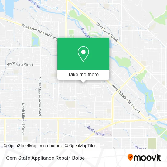 Gem State Appliance Repair map
