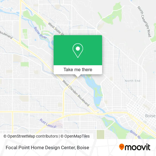 Focal Point Home Design Center map
