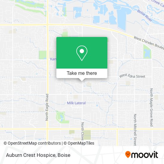 Auburn Crest Hospice map