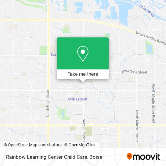 Mapa de Rainbow Learning Center Child Care