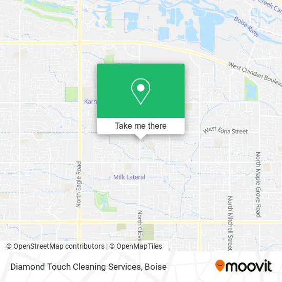 Diamond Touch Cleaning Services map