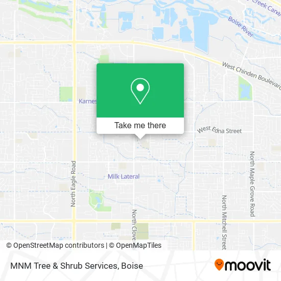 MNM Tree & Shrub Services map