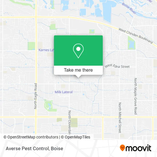 Averse Pest Control map