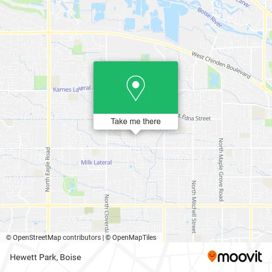 Hewett Park map