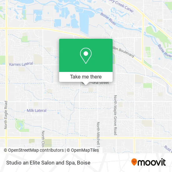 Studio an Elite Salon and Spa map