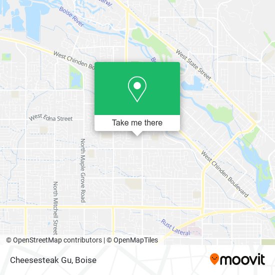 Mapa de Cheesesteak Gu